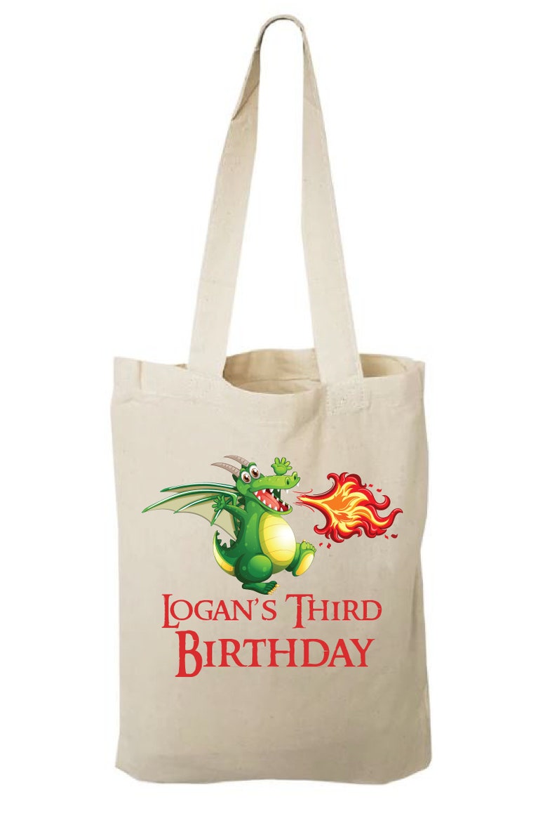 6 Dragon Party Favor Bags Fairy Tale Party Bags Dragon Party Etsy