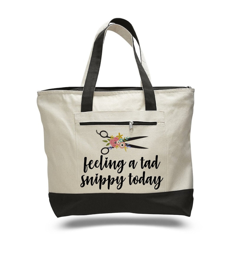 Hair Stylist Tote Tad Snippy Bag Hair Stylist Tote Hair Etsy
