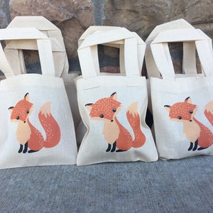 Fox Party Favor Bags, Fox Party Favors, Party Favor Bags, Fox Goodie Bags, Fox Party Decor, Fox Treat Bags, Fox Party, Fox Bags, Fox Bags