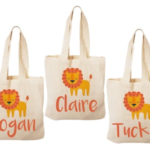 3 Lion Treat Bags, Lion Party Favor Bags, Lion Gift Bags, Lion Goodie Bags, Gift Bags, Goodie Bags, Lion, Party Favor Bags, Treat Bags, Bags