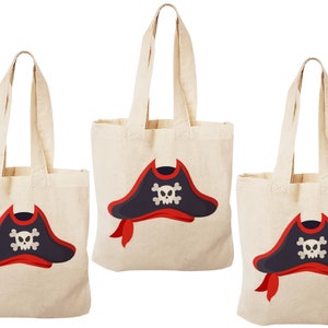 3 Pirate Party Favor Bags, Pirate Treat Bags, Pirate Gift Bags, Pirate Party Bag, Pirate Party, Pirate Party Bags, Pirate Party Favors, Bags