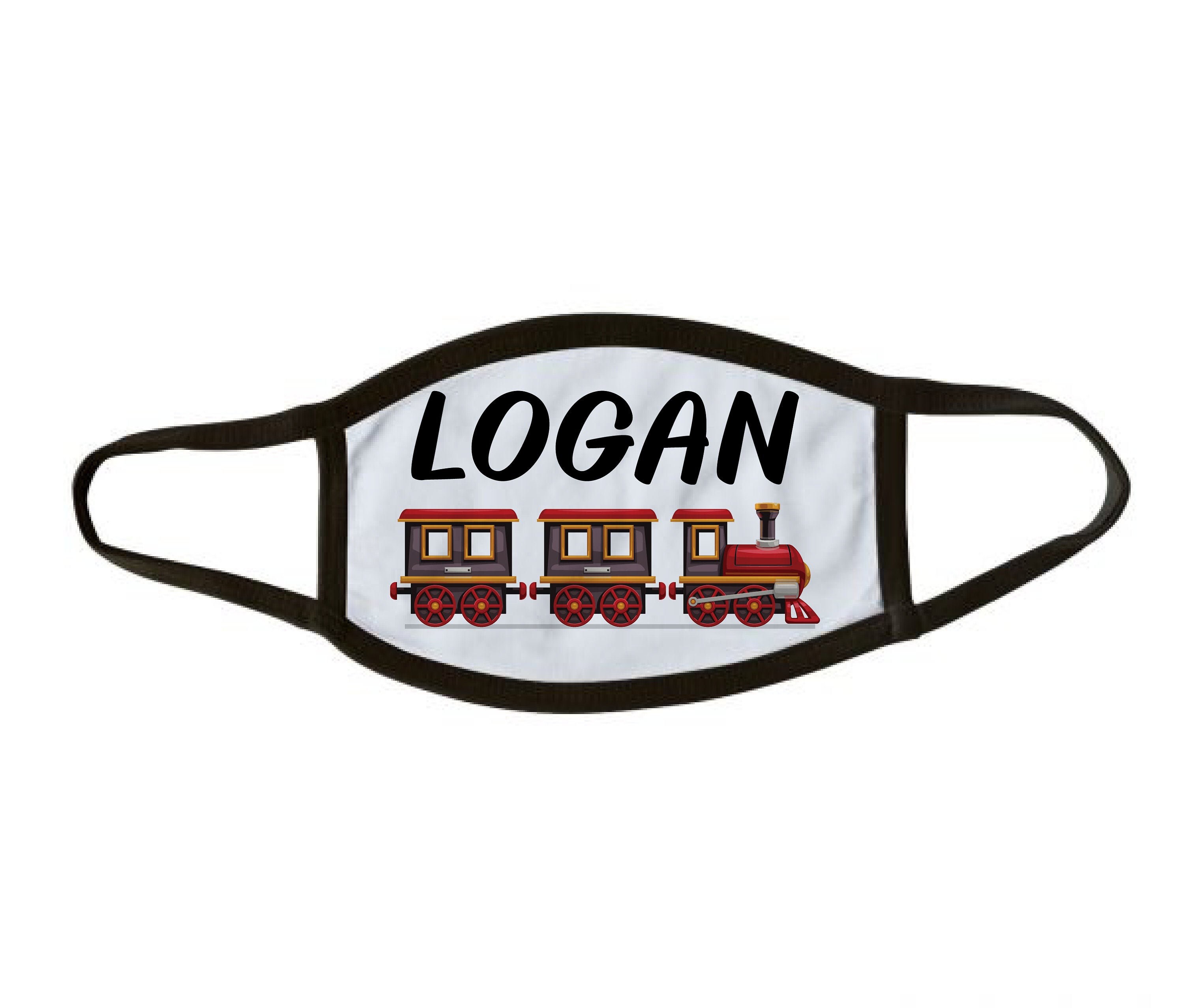 Train Face Mask Kids Face Mask Train Custom Face Mask Etsy Australia