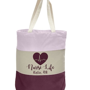 Nurse Tote Bag, Nurse Gift, Nurse Tote, Nurse Appreciation, Nurse Bag, Nurse, Bag, Tote Bag, Gift for Nurse, Nurse Gifts, Nurse Life, Bags