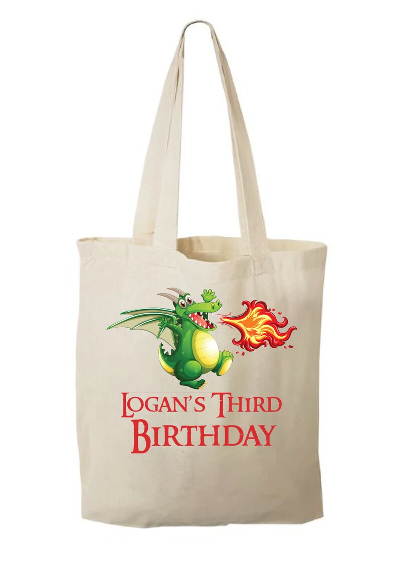 6 Dragon Party Favor Bags Fairy Tale Party Bags Dragon Party Etsy