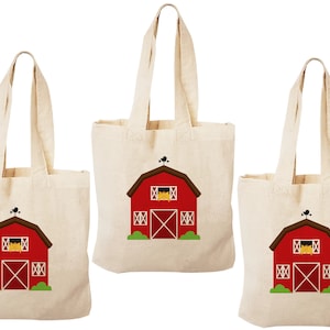 3 Farm Treat Bags, Barnyard Party Bags, Farm Party Favors, Barnyard Treat Bag, Party Favor Bags, Farm Party, Treat Bags, Bags, Barnyard Bags