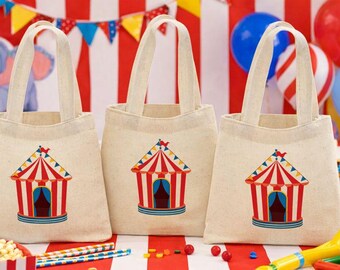 Zirkus Gastgeschenk Taschen - Set mit drei Taschen