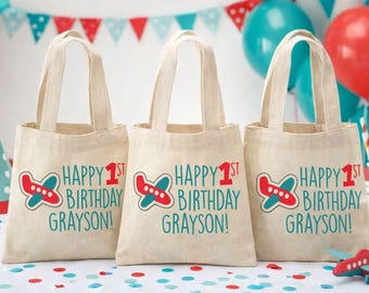 Bolsas de regalo de fiesta de avión personalizadas