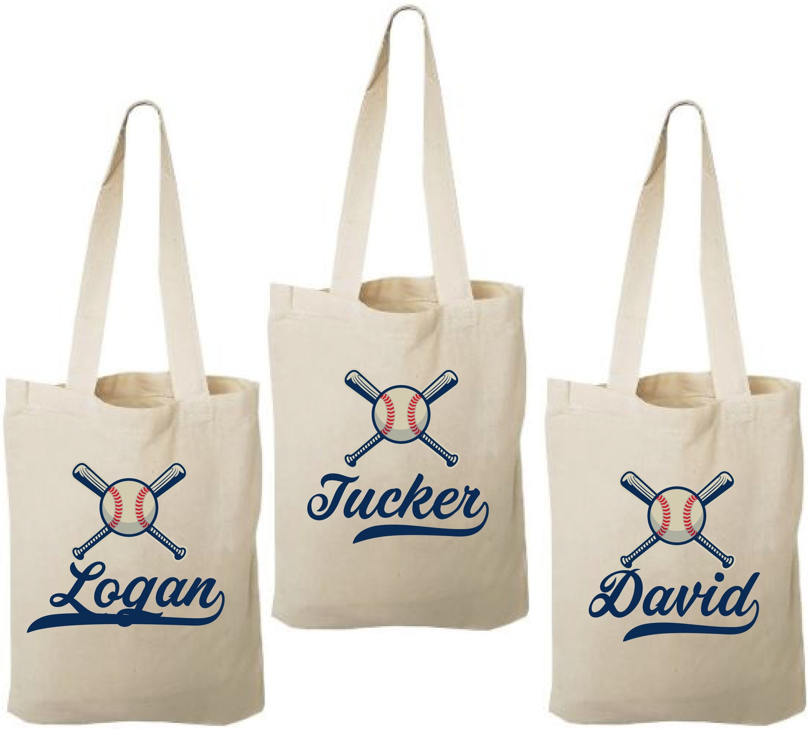 3 Baseball Treat Bags Baseball Party Favor Bags Baseball Etsy