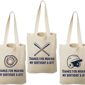 3 Baseball Treat Bags, Baseball Party Favor Bags, Baseball Party Favor Bags, Baseball Party Dekor, Treat Bags, Baseball Party, Baseball Tasche