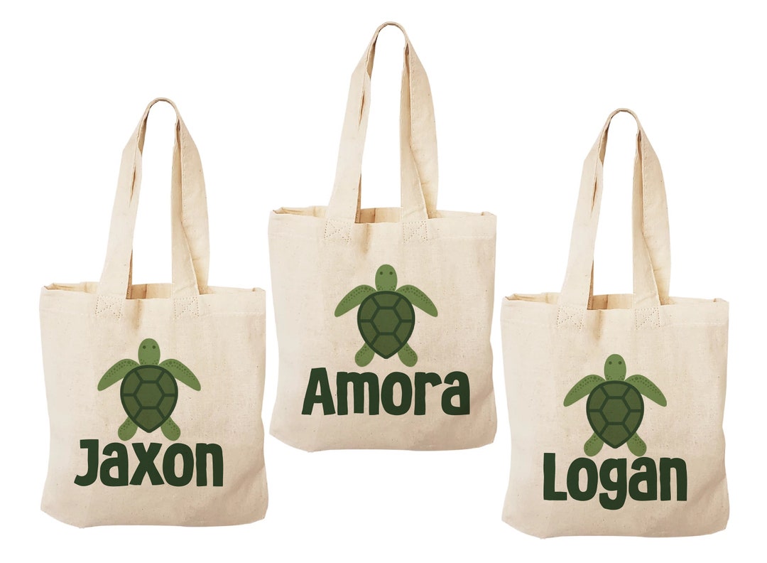 3 Sea Turtle Party Favor Bags, Sea Turtle Party Favors, Party Favor