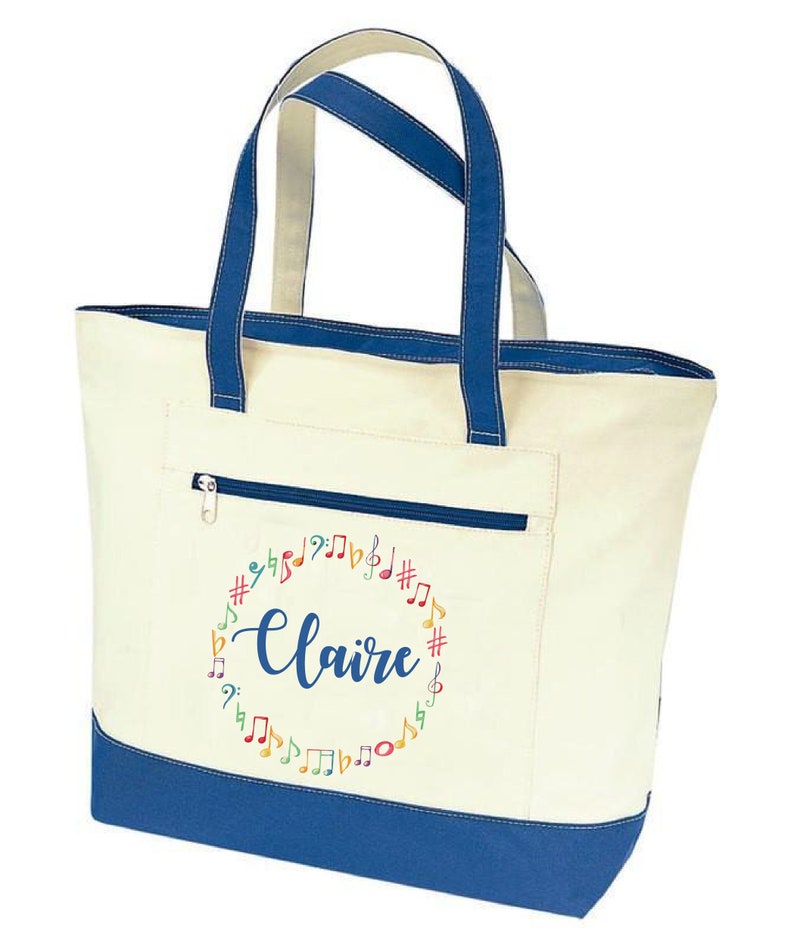 Music Tote Bag Musician Gift Piano Book Tote Music Bag Etsy