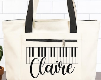 Presente para pianista - Bolsa de transporte musical personalizada