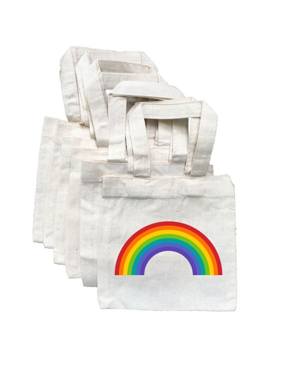 Rainbow Treat Bags, Rainbow Party Favor Bags, Rainbow Party Favors