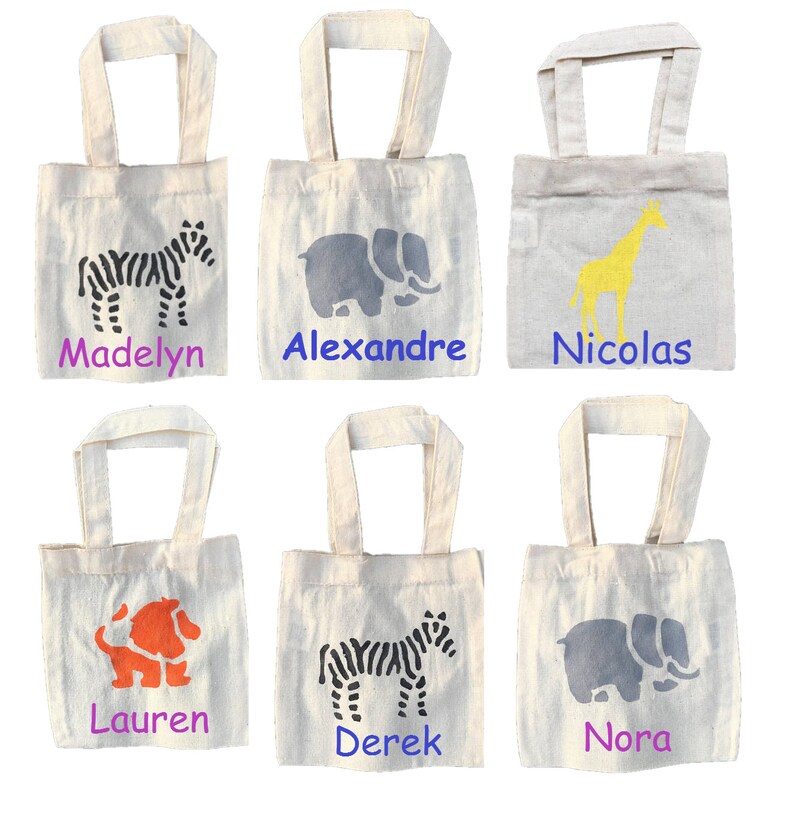 Custom Zoo Treat Bags Zoo Party Favor Bags Zoo Party Favors Etsy