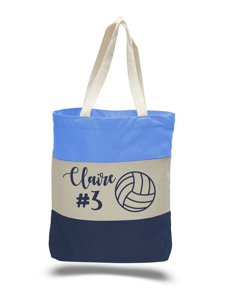 Volleyball Tote Bag Volleyball Gift Volleyball Tote Etsy