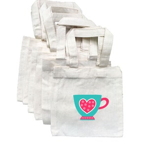 6 Tea Party Treat Bags, Tea Party Party Favor Bags, Tea Party Favors, Tea Party Bags, Tea Party Decor, Tea Party, Tea Party Goody Bags, Tea