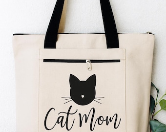 Sac fourre-tout pour maman chat