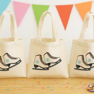 Bolsas de regalo para fiesta de patinaje sobre hielo (juego de tres)