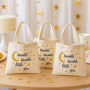 Twinkle Twinkle Little Star Baumwoll Leckerlibeutel - Set mit 3