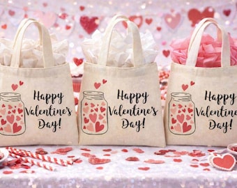 Sacchetti per bomboniere di San Valentino - Set di tre sacchetti