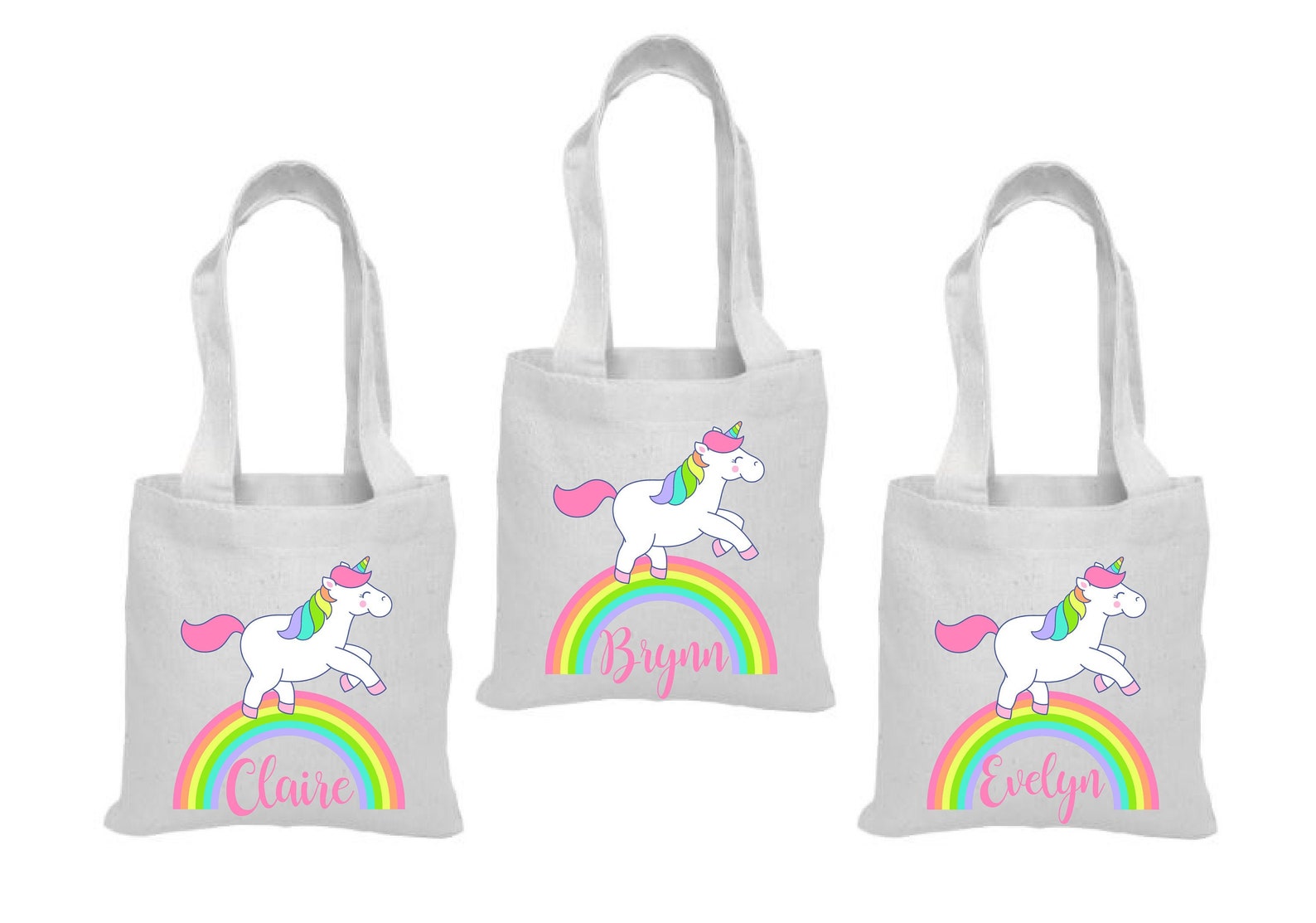 Unicorn Rainbow Treat Bags Unicorn Party Bags Rainbow Party Etsy