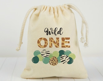 Wild One Party Treat Bags, Wild One Party Favor Bags, Wild One Party Goodie Bags, Wild One Party, Wild One Party Bags, Wild One, Drawstring