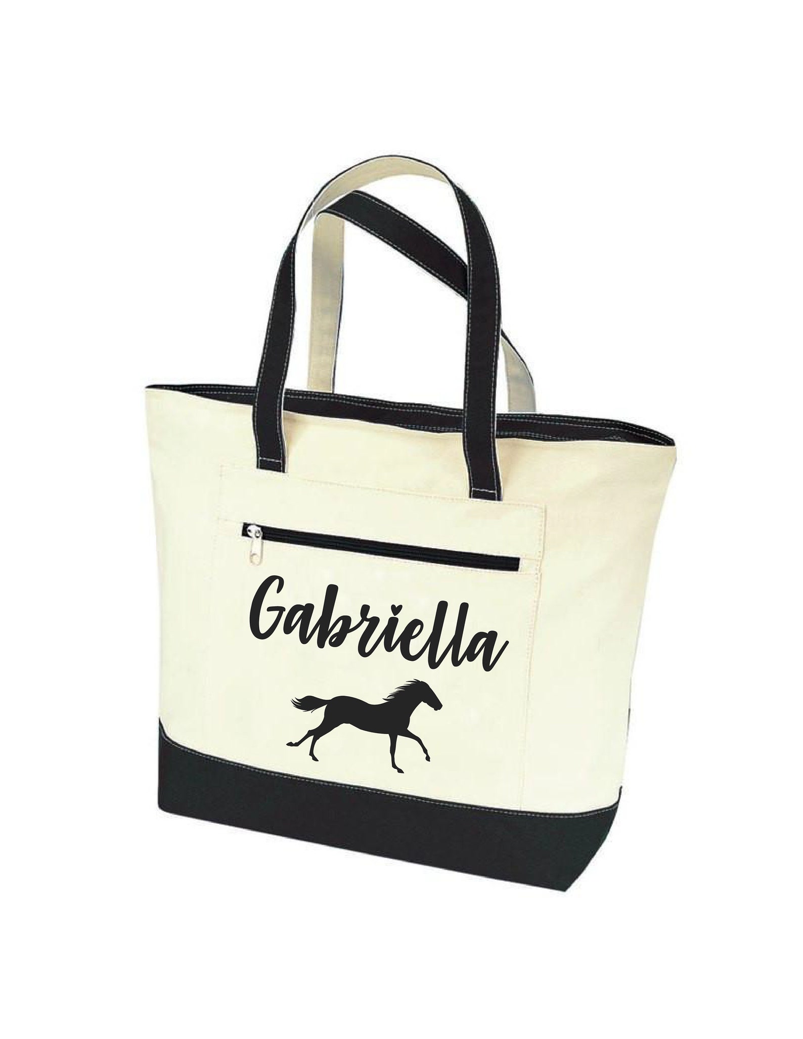 Horse Tote Bag Horse Tote Personalized Horse Tote Bag Etsy UK