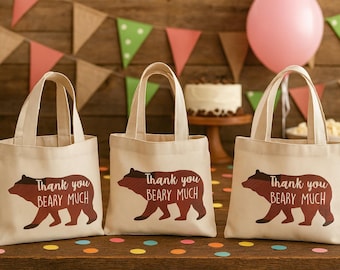 Bolsas de obsequios para fiestas de Thank You Beary Much