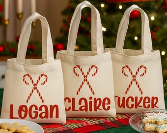 KESIKA 15PCS Christmas Drawstring Gift Bags - Assorted Sizes From Medium To Jumbo, With Colorful Designs & Tags, Ideal For Holiday Wrapping & Decorations Party Favors