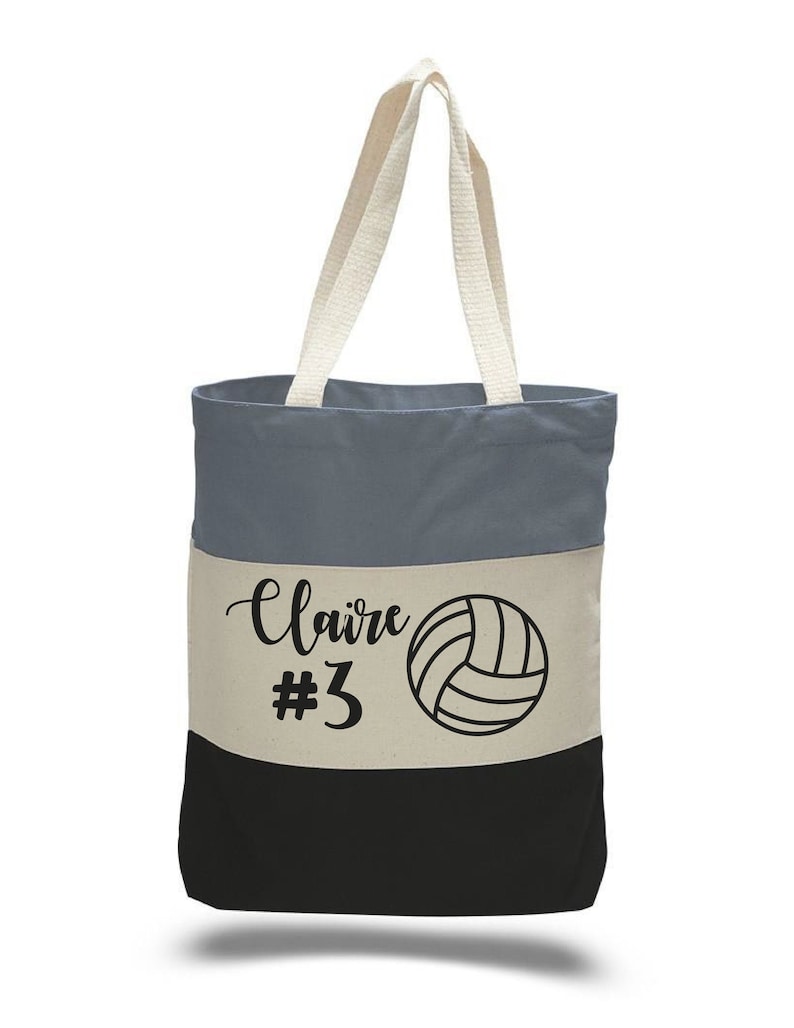 Volleyball Tote Bag Volleyball Gift Volleyball Tote Etsy