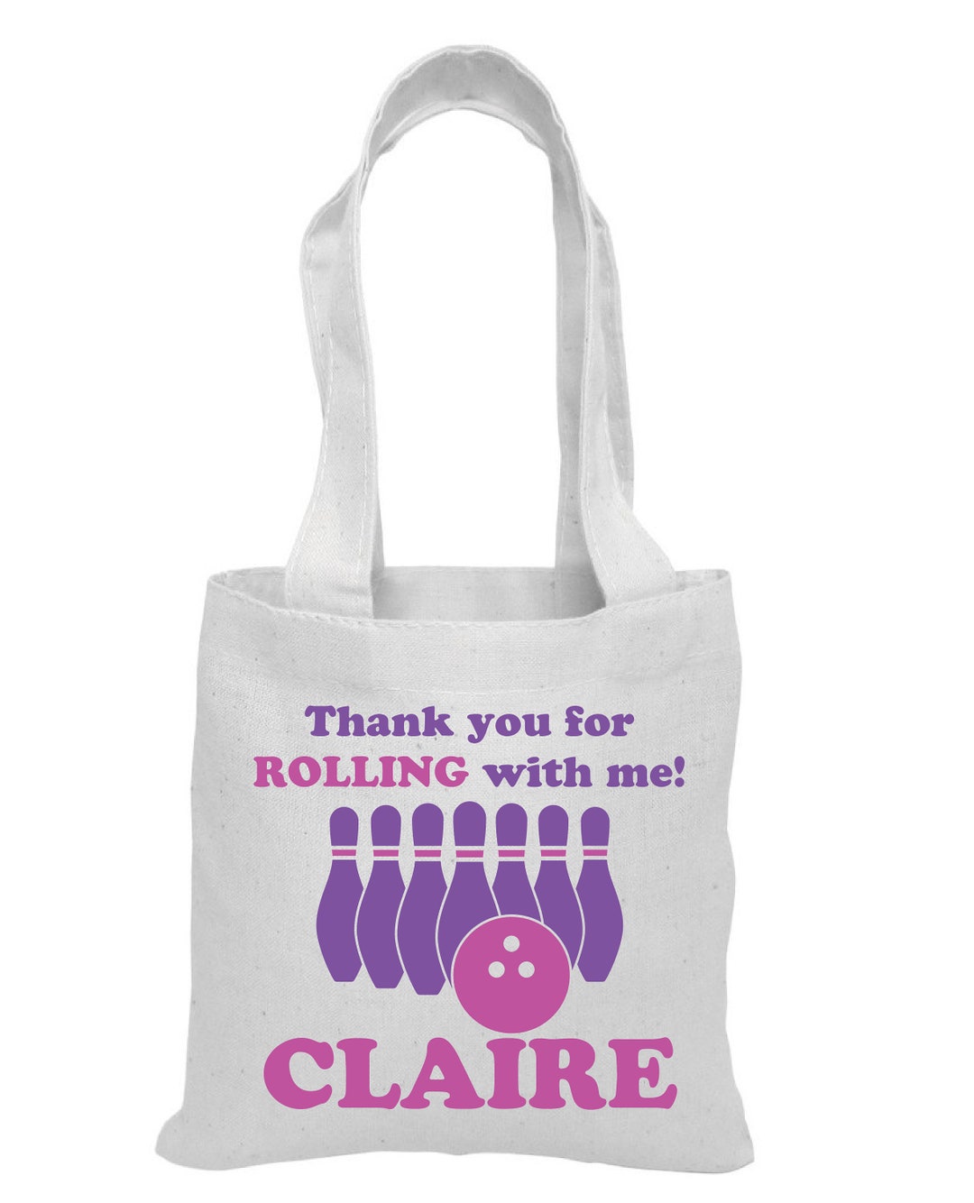 Bowling Treat Bags Bowling Party Favor Bags Bowling Party Etsy
