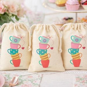 Tea Party Favor Bags