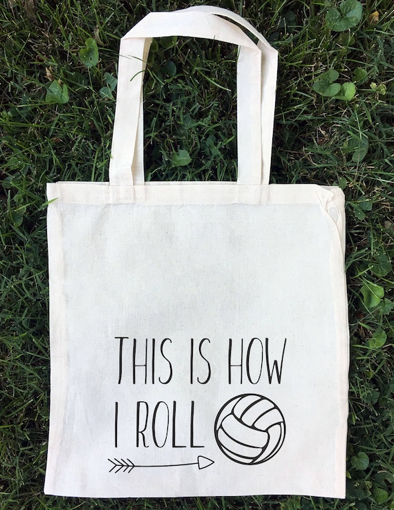 volleyball tote bag