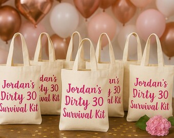 Dirty 30 Treat Bags - Set of Six Bags