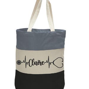 Nurse Tote Bag, Nurse Gift, Nurse Tote, Nurse Appreciation, Nurse Bag, Personalized Nurse Bag, Custom Nurse Tote Bag, Custom Nurse Totes