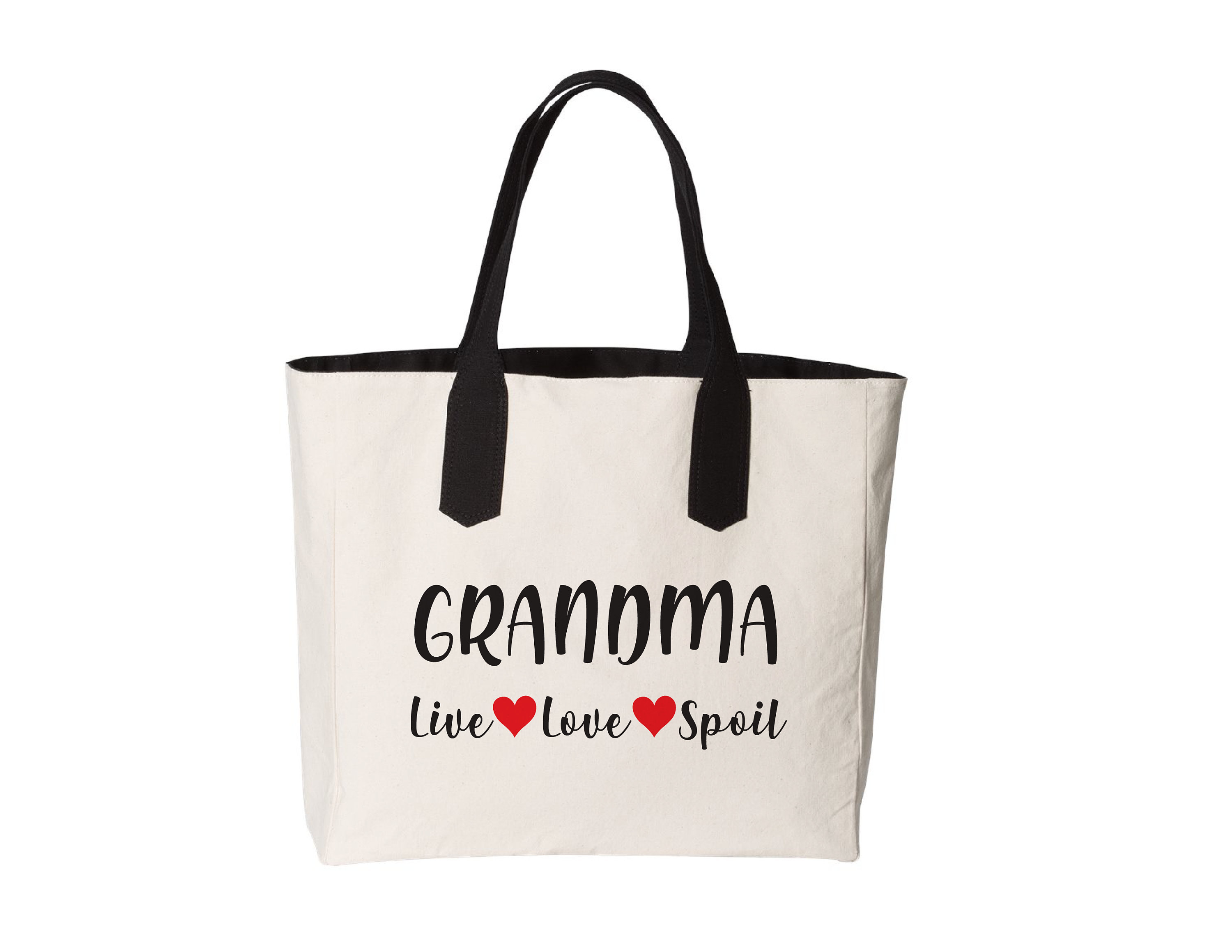 Grandma Tote Bag Grandma Tote Live Love Spoil Tote Bag Etsy