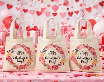 Sacchetti per bomboniere di San Valentino - Set di tre sacchetti