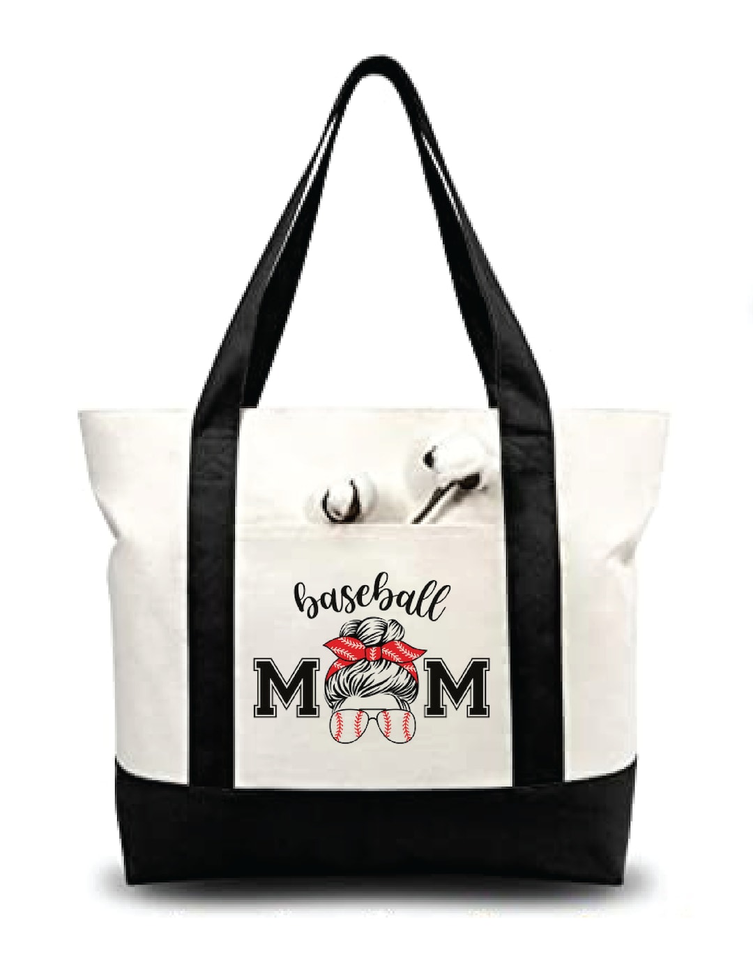 Baseball Mom Tote Bag, Baseball Mom, Baseball Mom Tote, Tote Bag