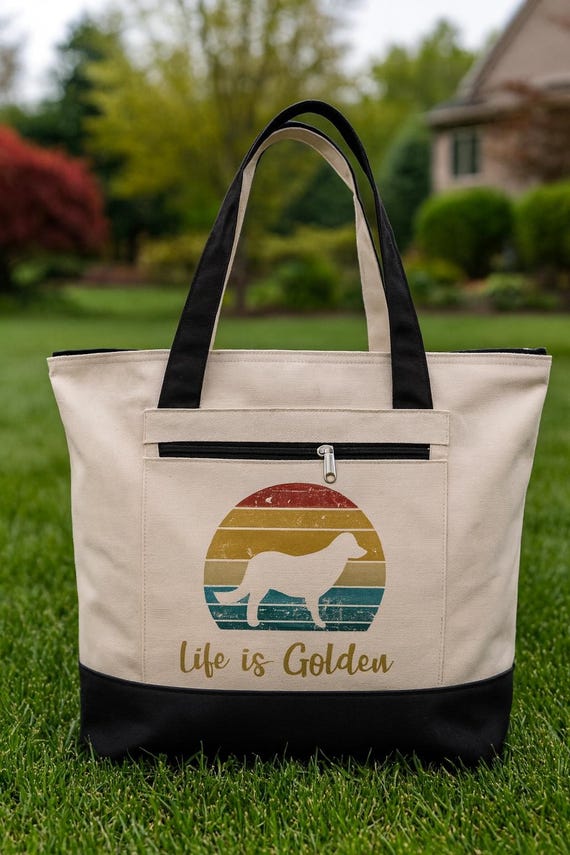 ゴールデンレトリバー トートバッグ | Life Is Golden - Etsy 日本