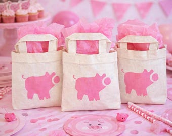 Sacs de cadeaux pour cochons - Vendus individuellement
