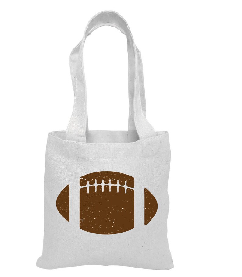 6 Football Treat Bags Football Party Favor Bags Football Etsy