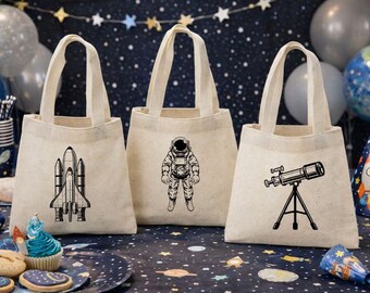 Astronaut Party Favor Bags - Set of Three Bags