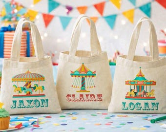 Personalisierte Karneval Party Favor Bags - Set aus drei Taschen