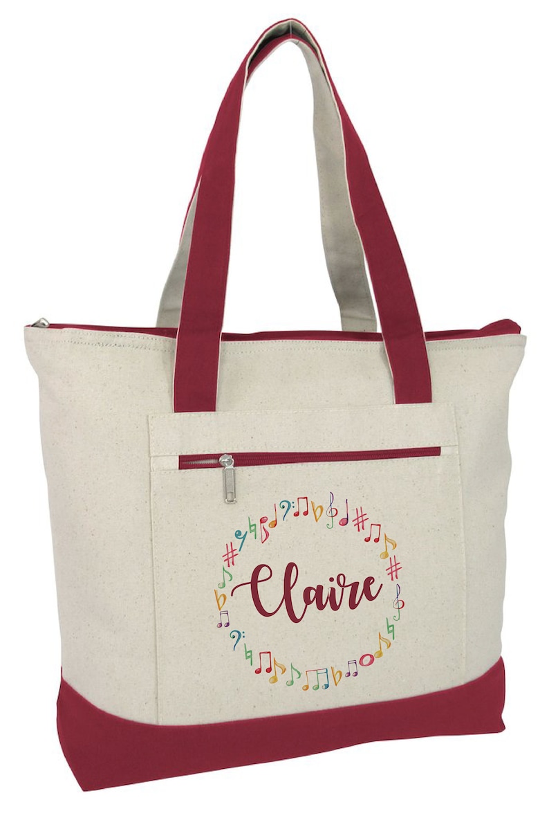 Music Tote Bag Musician Gift Piano Book Tote Music Bag Etsy