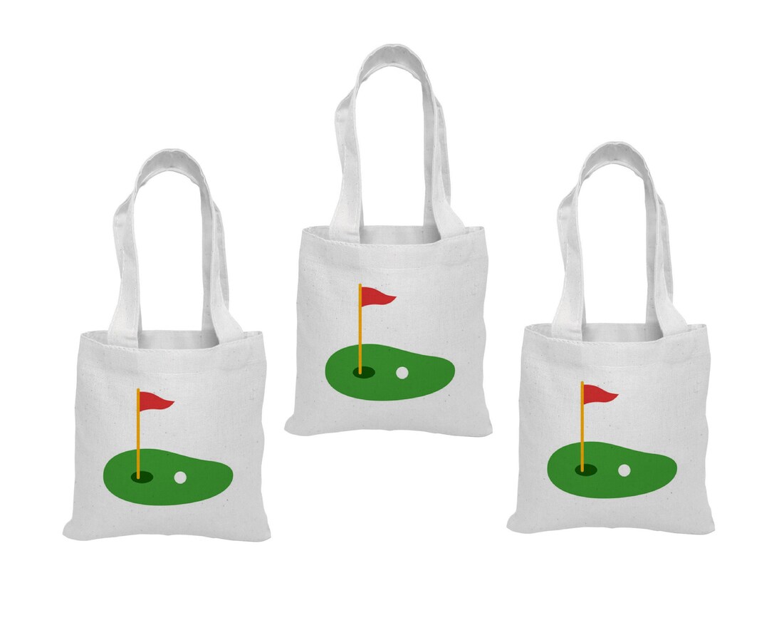 3 Golf Treat Bags, Golf Party Favor Bags, Golf Party Favors, Golf Party Bags, Golf Goodie Bags
