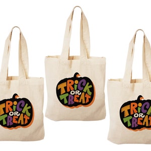 Set of Three Halloween Party Favor Bags - Perfect for Trick-Or-Treating or any Halloween Party!