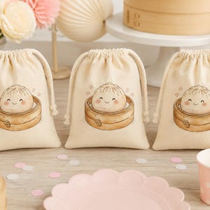Dumpling Party Favor Treat Goodie Bags