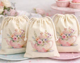 Tea Party Favor Bags