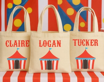 Personalisierte Zirkus Party Favor Taschen