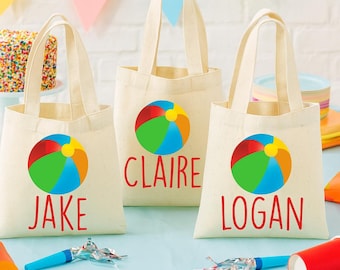 Beach Ball Party Favor Bags - Set of Three Bags